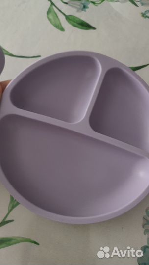 Набор детской силиконовой посуды