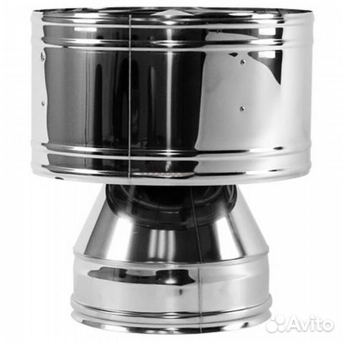 Дефлектор вулкан гофра d120х220 V50R (321/0,5мм+3