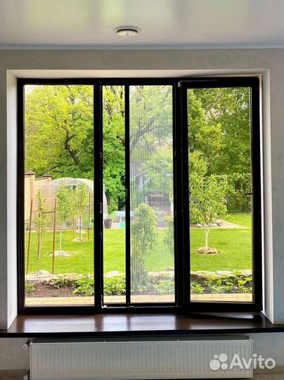 Раздвижная Москитная Сетка на окно и дверь