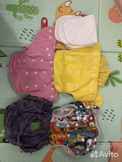 Многоразовые подгузники + вкладыши