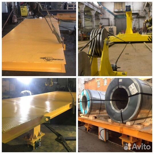 Рельсовая передаточная тележка на завод