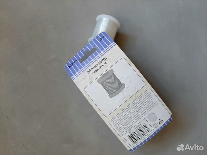 Моно-нить прозрачная