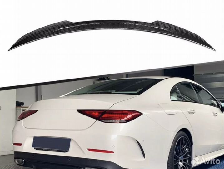 Спойлер Mercedes W213 X Style карбон Carbon Fiber