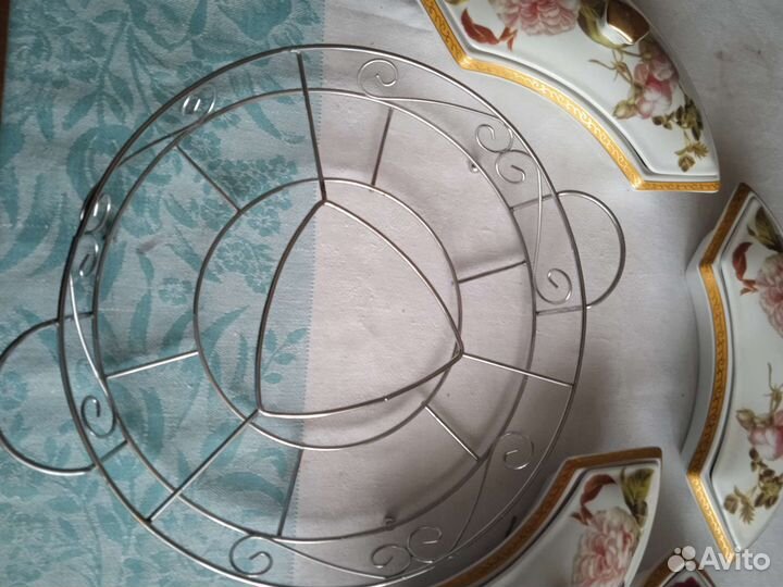 Менажница фарфоровая