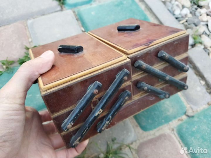 Шкатулка мини для украшений бижутерия СССР