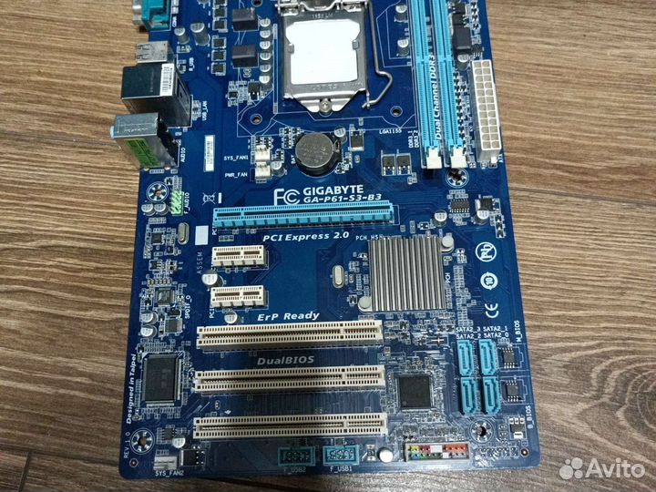Материнская плата Gigabyte GA-P61-S3-B3 сокет 1155