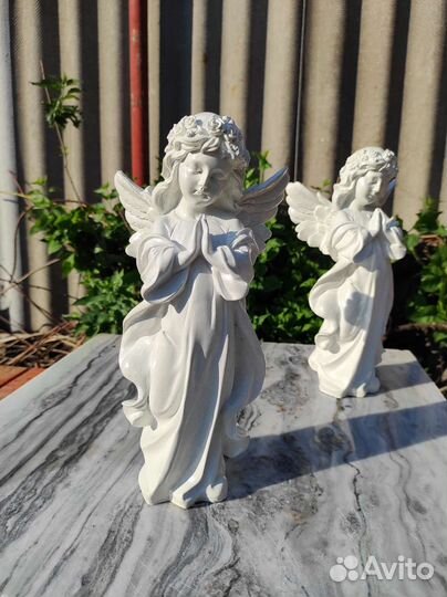 Ангел, ангелочек, скульптура, памятник,декор сада