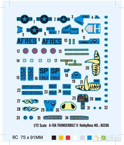 80266 Самолет A-10A Thunderbolt II (Hobby Boss) 1