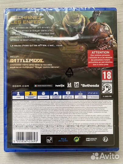 Doom Eternal (Новый) для Sony PS4 / PS5
