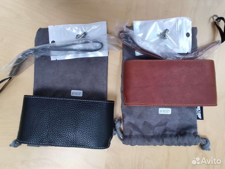 Полу чехол кожа для Leica iii новый