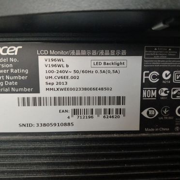 Монитор acer