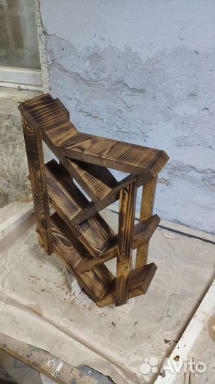 Винная полка деревянная