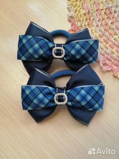 Школьные бантики ручной работы