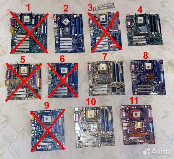Ретро материнские платы Socket 478