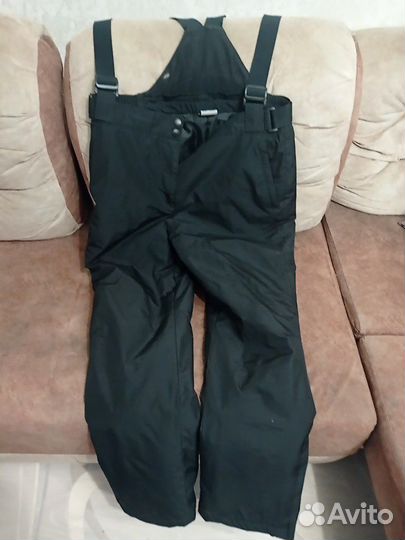 Зимние штаны мужские на лямках