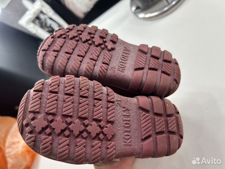 Сапоги кожаные детские 21