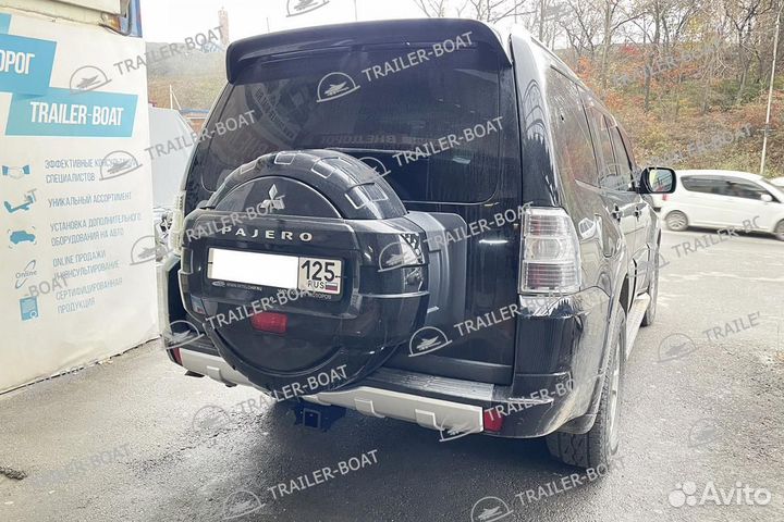 Фаркоп Mitsubishi Pajero III 2000-2006, под квадрат, 49188