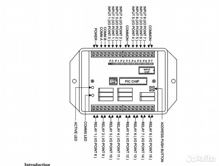 Applied Digital adicon 2500 secu-16 I/O Module