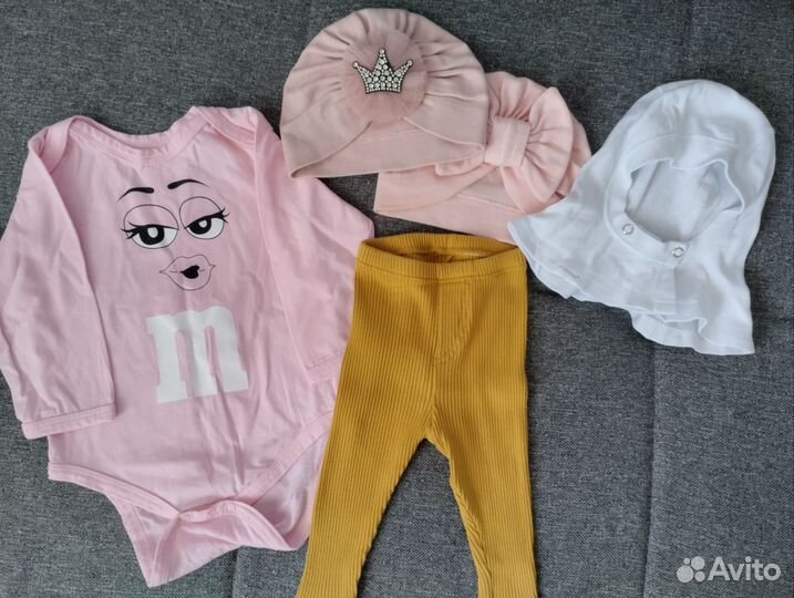 Детские вещи пакетом на девочку 56-68