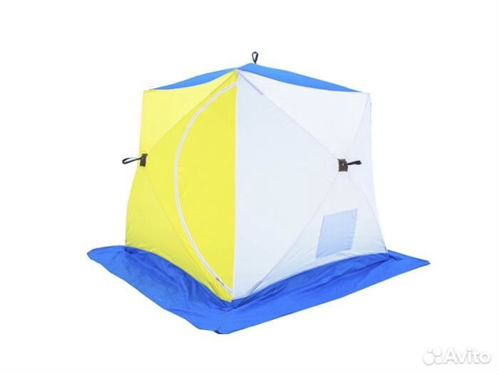 Палатка зимняя стэк куб 3-местная трехслойная дыша