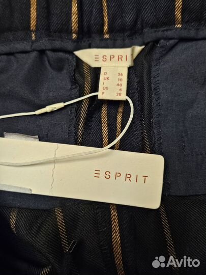 Новые брюки в полоску Esprit 44