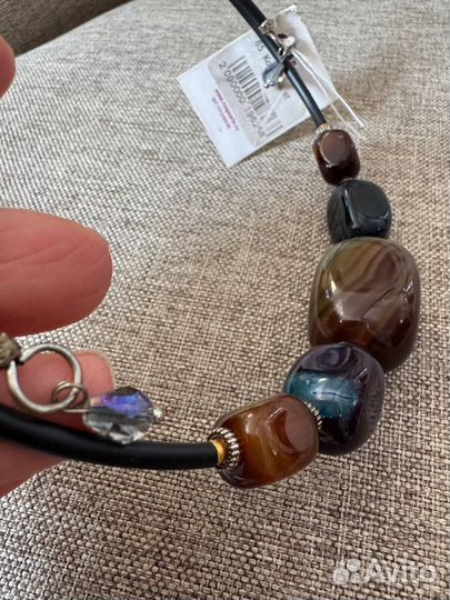 Ожерелье агат