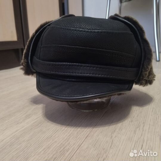 Мужская зимняя кепка-шапка на меху