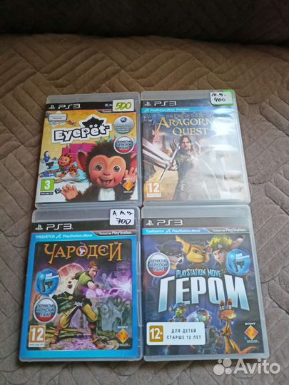 Диски на sony playstation 3