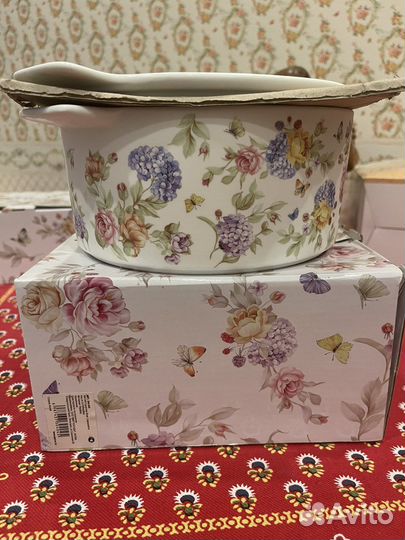 Салатник с крышкой garden Фарфор, Lenardi, 20см