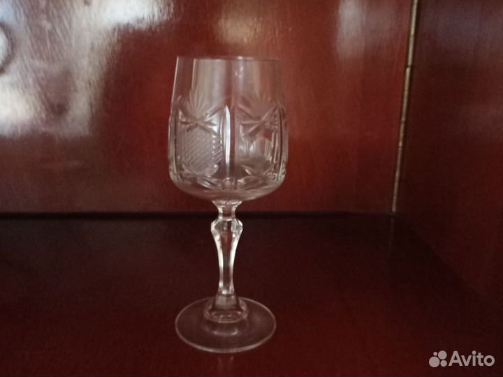 Рюмка, бокалы из хрусталя