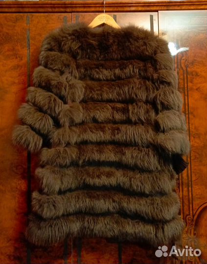 Шуба из песца