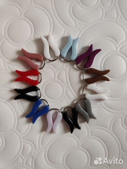 Зажимы тюльпаны для платков и шарфов