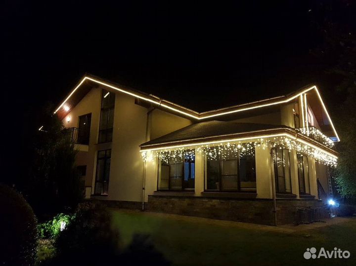 Гирлянда с влагозащитой IP 128