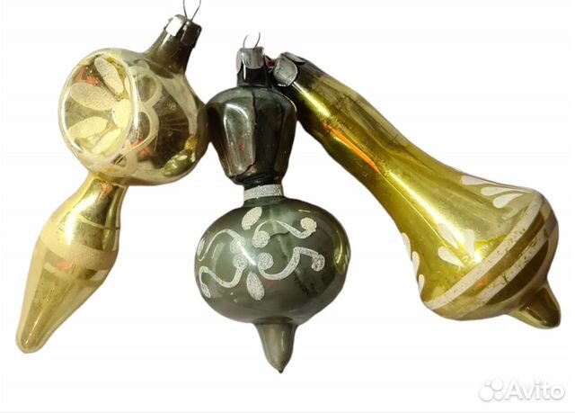 Елочные игрушки СССР Лот колокольчики
