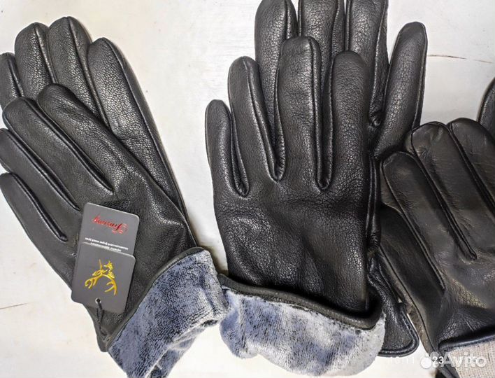 Перчатки кожаные Алейн