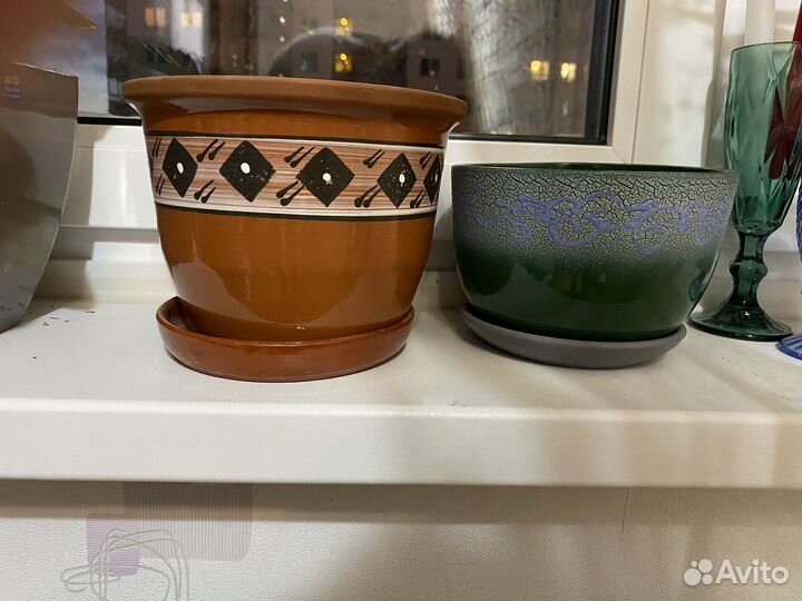 Горшок для цветов керамика