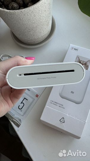 Фотопринтер портативный Xiaomi Mijia AR zink