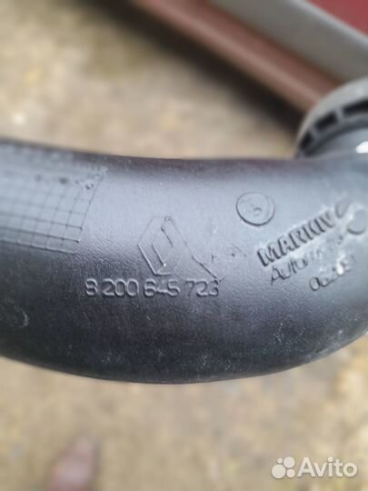 Патрубок интеркулера Renault megane 3 duster 1.5d