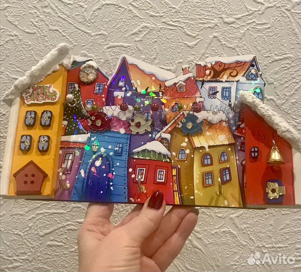 Ключница настенная из дерева