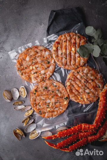 Котлета из палтуса и форели