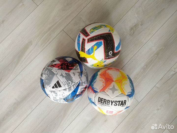 Футбольный мяч adidas, puma, nike +подарок сетка
