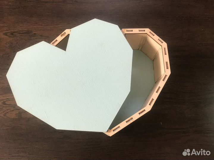 Упаковка для подарка на 8 марта, шкатулка сердце