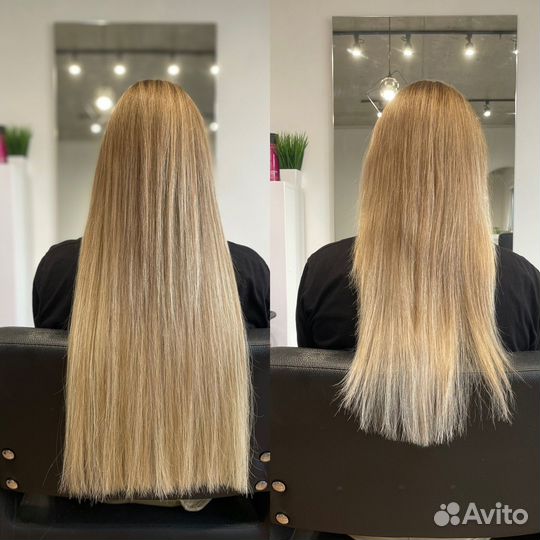 Наращивание натуральных волос