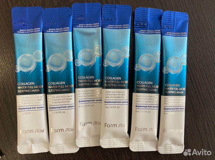 Маска для лица с коллагеном Farm stay Фарм стей