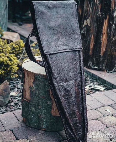 Подарочный набор шампуров в чехле из кожзама