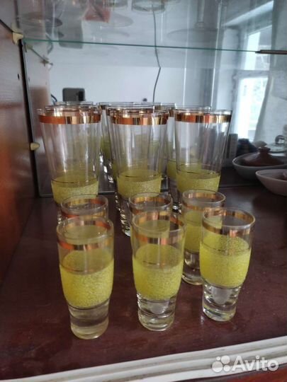 Набор стаканы и рюмки