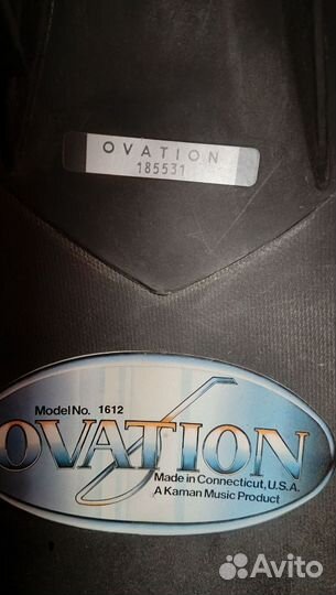 Гитара ovation 1612 электроакустика