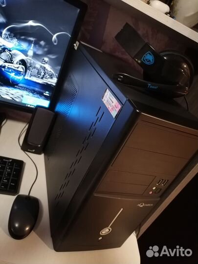 Игровой пк intel core i5 4570/gtх1060/12gb/ssd,hdd