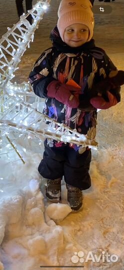 Детский комбинезон зимний для девочки