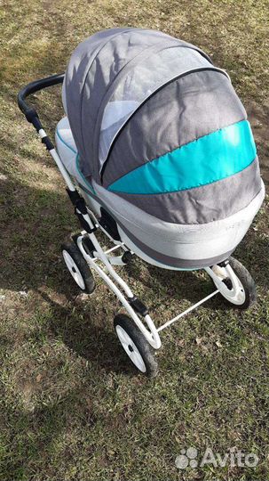 Коляска 2 в 1 индиго